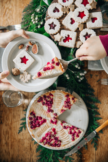 Cranberry Pear Tart