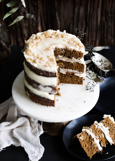 Ginger Molasses Apple Cake